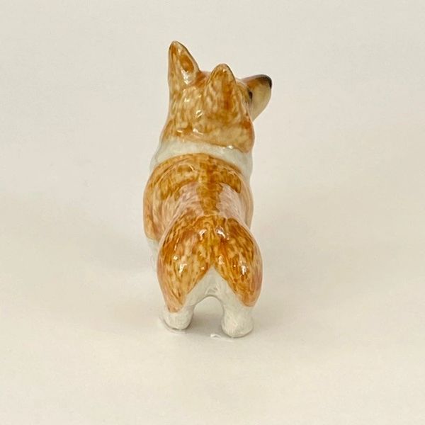 Pure Copper Welsh Corgi Puppy Miniature Figurines Solid - Temu