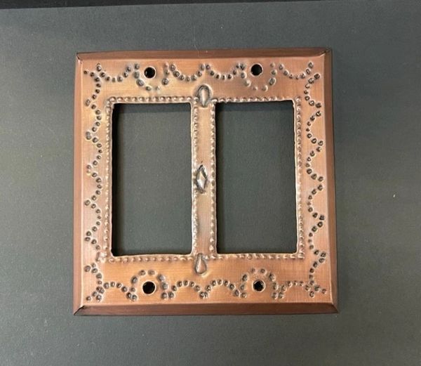 Copper light switch plates – Mexican Copper