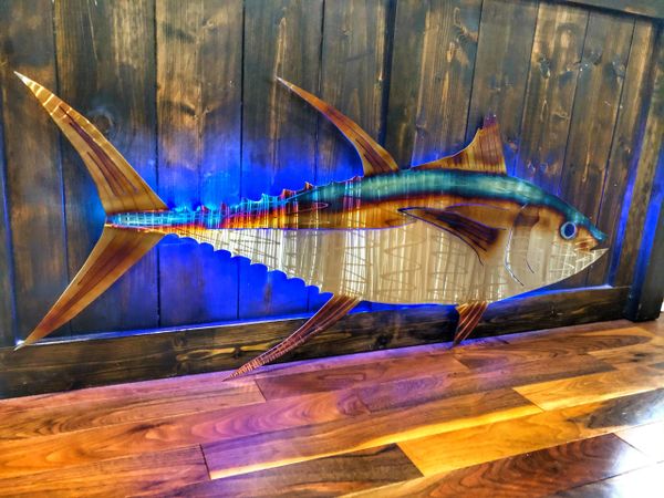 Yellowfin Tuna Metal Wall Art