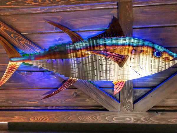 Custom Metal Tuna Sign - Personalized Big Fish Wall Art Decor - Made in USA  – YouniqueMetal