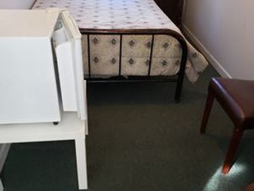 Room #3
1 double bed
Small refrigerator
