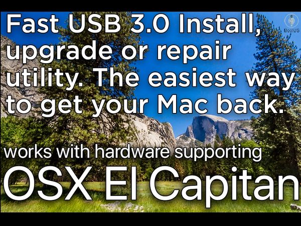 Os X El Capitan 10 11 6 Bootable Usb 3 0 For Fast Install Upgrade Repair