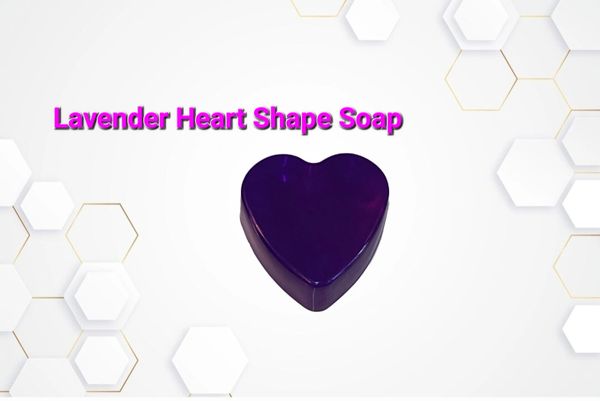 Lavender Essential Oil Heart Shape Soap