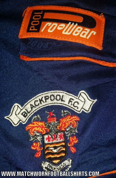 1995/96 BLACKPOOL MATCH ISSUE AWAY SHORTS