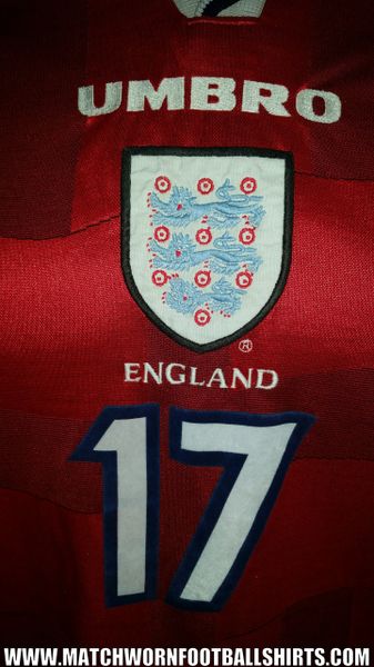 england 1997 away shirt