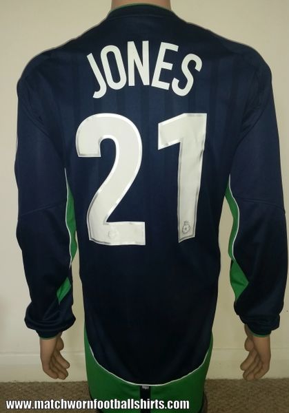 2002/03 NOTTINGHAM FOREST MATCH ISSUE AWAY SHIRT JONES #21