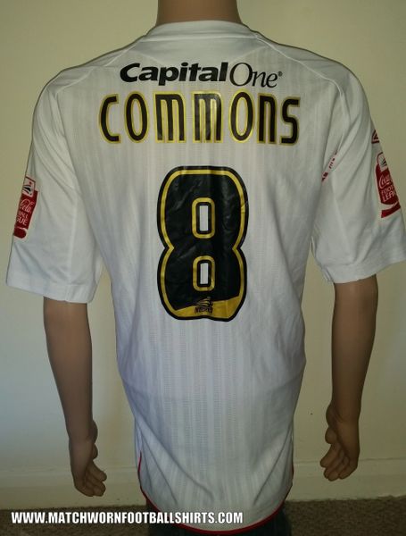 2008 MATCH WORN NOTTINGHAM FOREST UMBRO AWAY SHIRT COMMONS #8