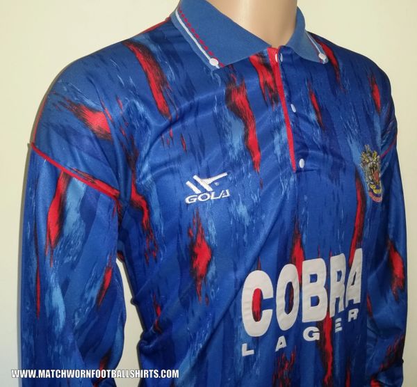 retro stockport county shirt