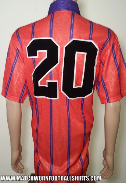 1993 SCOTLAND MATCH WORN AWAY SHIRT #20