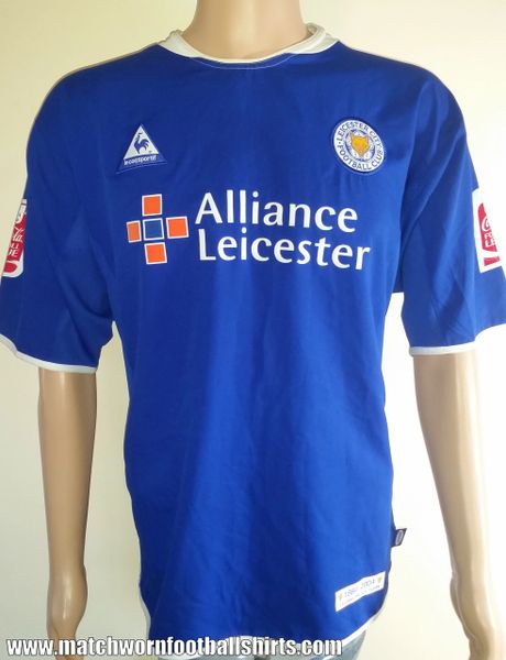 2004/05 LEICESTER CITY MATCH WORN HOME SHIRT KEOWN #5