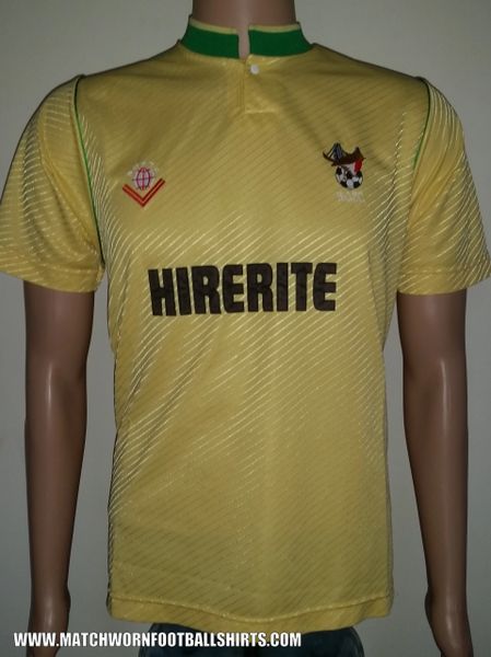 1988/89 BRISTOL CITY MATCH ISSUE AWAY SHIRT BUKTA #12