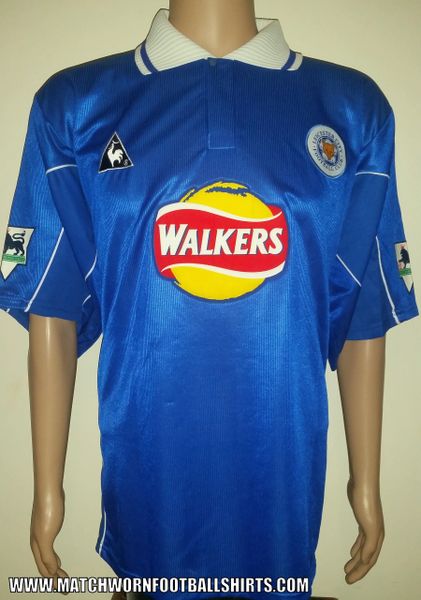 2001/02 LEICESTER CITY MATCH WORN HOME SHIRT SAVAGE 8