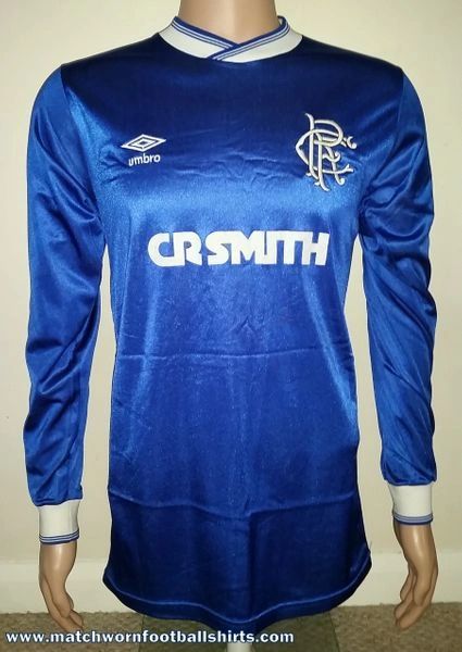 1996-97 Rangers Match Worn Home Shirt #2