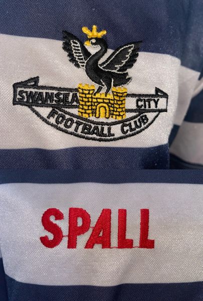 1989/90 SWANSEA CITY MATCH WORN AWAY SHIRT #2 | MATCH WORN FOOTBALL ...