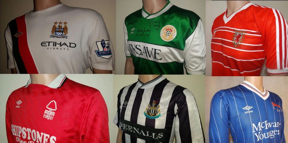 MATCH WORN FOOTBALL SHIRTS