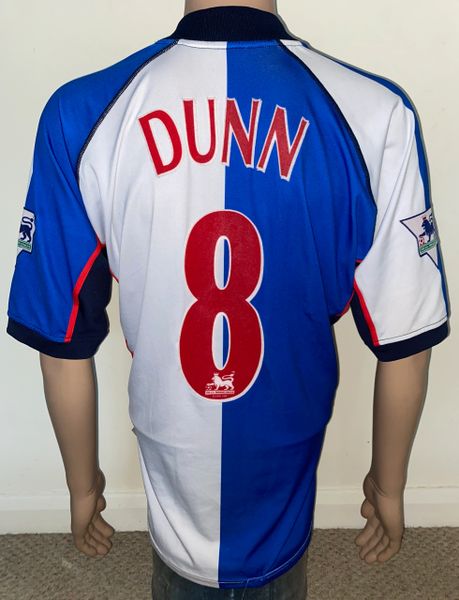 2002/03 BLACKBURN ROVERS MATCH WORN HOME SHIRT (DUNN #8)