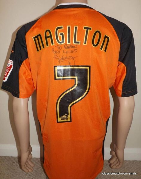 2005/06 IPSWICH TOWN MATCH WORN AWAY SHIRT (MAGILTON 7)