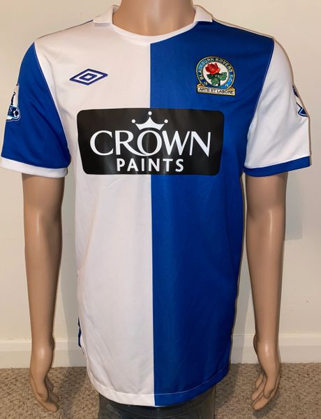 2010/11 BLACKBURN ROVERS MATCH WORN HOME SHIRT (HOILETT #23)