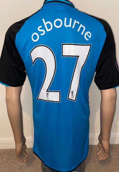 2008 ASTON VILLA UEFA CUP AWAY MATCH ISSUE SHIRT (OSBOURNE 27)