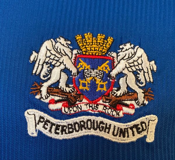 1999/2000 PETERBOROUGH UNITED MATCH WORN HOME SHIRT (SHIELDS #20 ...