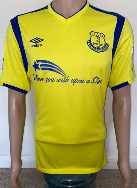 2016/17 EVERTON MATCH ISSUE THIRD SHIRT (BARKLEY #8 v LEICESTER CITY)