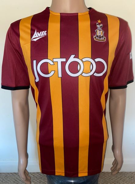 2019/20 BRADFORD CITY MATCH WORN HOME SHIRT (ANDERSON #18 V SHREWSBURY FA CUP)