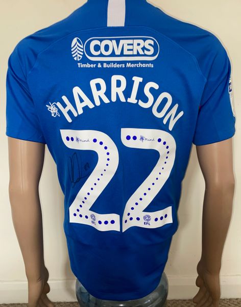 2019/20 PORTSMOUTH MATCH WORN HOME SHIRT (HARRISON #22)