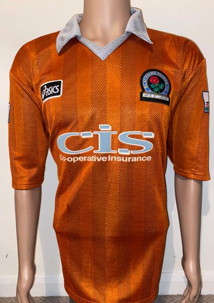 1996-98 BLACKBURN ROVERS MATCH ISSUE AWAY SHIRT (PEARCE #18) | MATCH ...