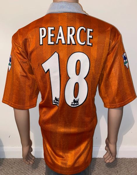 1996-98 BLACKBURN ROVERS MATCH ISSUE AWAY SHIRT (PEARCE #18)