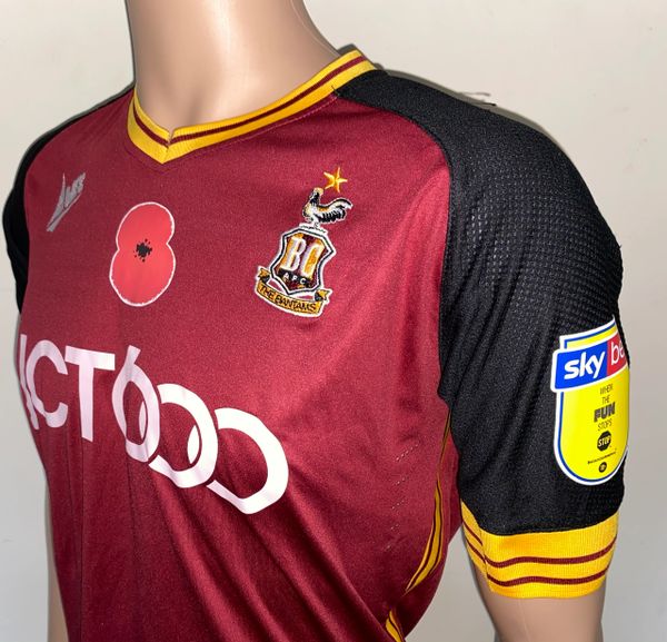 bradford city shirt for sale