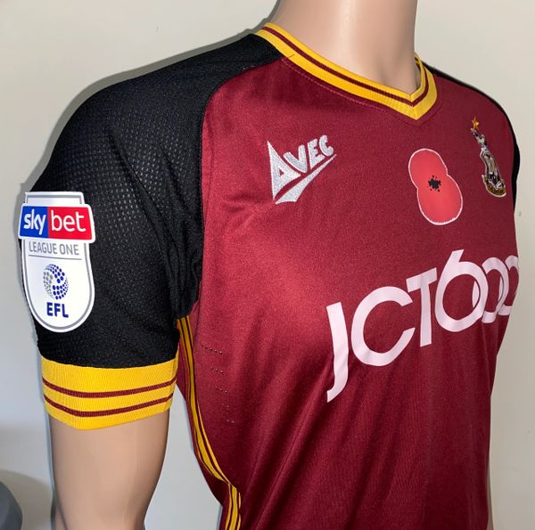 bradford city shirt for sale