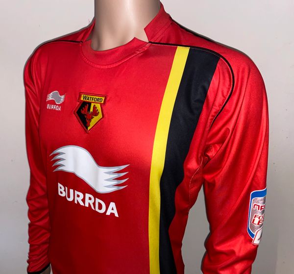2010/11 WATFORD MATCH ISSUE GOALKEEPERS SHIRT LOACH 1 MATCH WORN