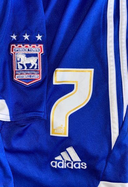 2014/15 IPSWICH TOWN MATCH WORN SHORTS (#7 STEWART)