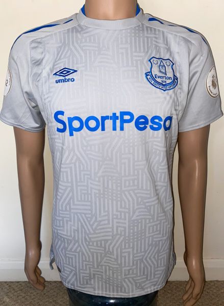 2017/18 EVERTON MATCH WORN U23 AWAY SHIRT #6