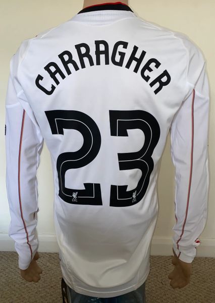 2010/11 LIVERPOOL EUROPA LEAGUE MATCH ISSUE ADIDAS AWAY SHIRT (CARRAGHER #23) BNWT