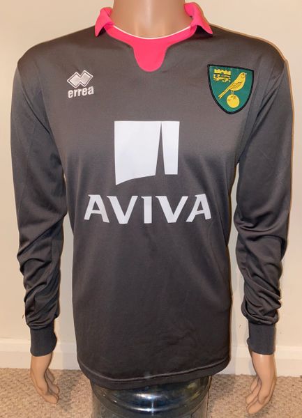 2015/16 NORWICH CITY MATCH ISSUE GOALKEEPERS SHIRT (RUDD #13)