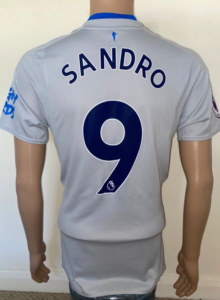 2017/18 EVERTON MATCH WORN AWAY SHIRT (SANDRO #9)