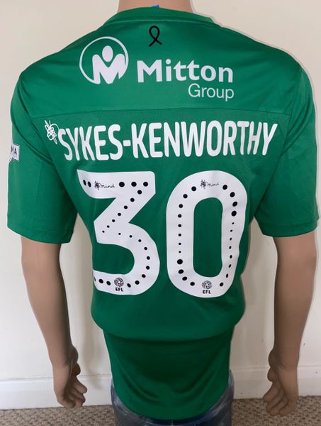 2019/20 BRADFORD CITY MATCH WORN HOME SHIRT (SYKES-KENWORTHY #30 v SHREWSBURY TOWN FA CUP 1 REPLAY)