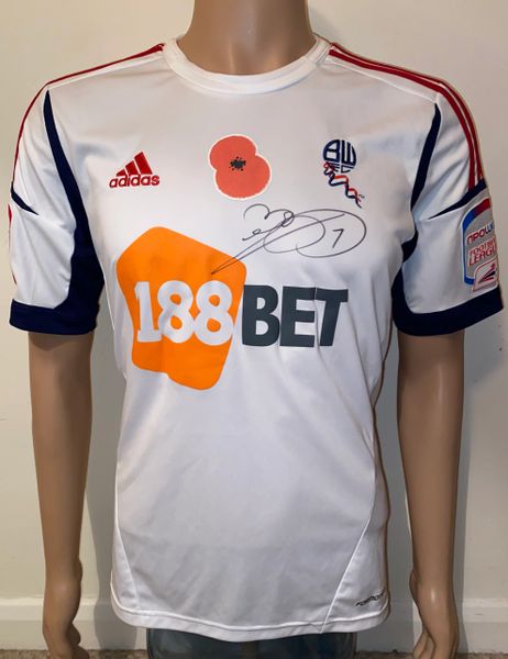 2012/13 BOLTON WANDERERS MATCH WORN HOME SHIRT (EAGLES #7 v BLACKPOOL)