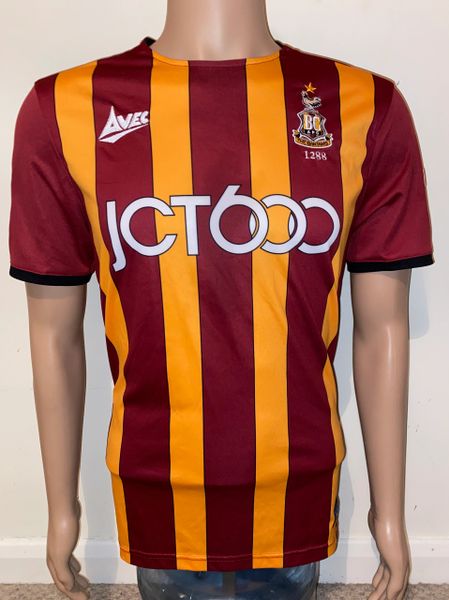 2019/20 BRADFORD CITY MATCH WORN HOME SHIRT (OTEH #25)