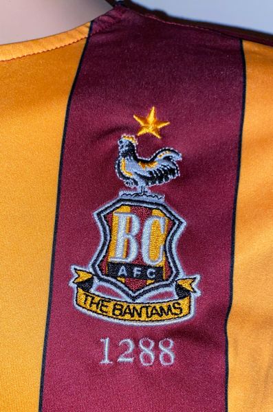 bradford city shirt for sale