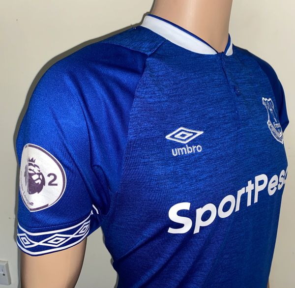 everton multi coloured shirt