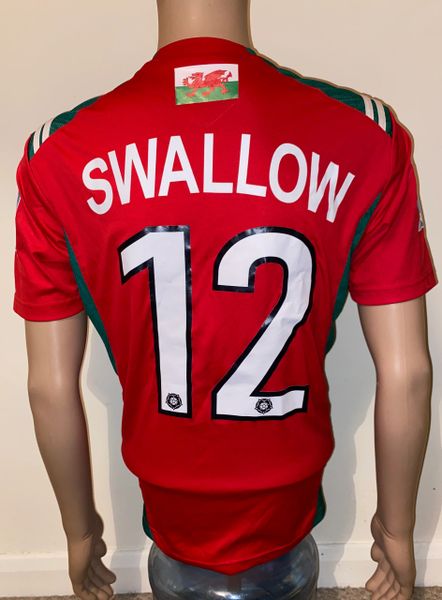 2012/13 NEWPORT COUNTY MATCH WORN AWAY SHIRT (SWALLOW #12)