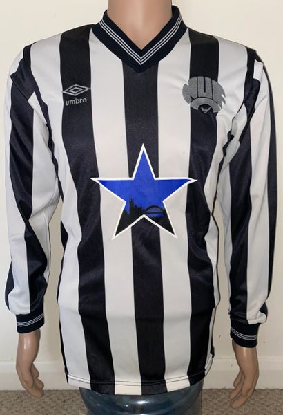 1983-85 NEWCASTLE UNITED MATCH ISSUE UMBRO HOME SHIRT #7