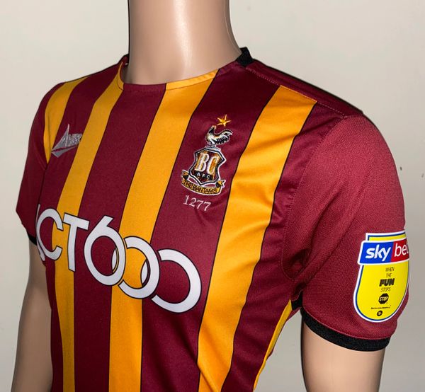 bradford city shirt for sale