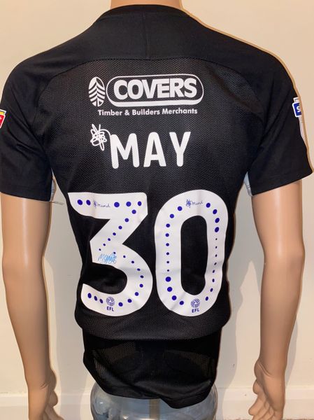 2018/19 PORTSMOUTH MATCH WORN THIRD SHIRT (MAY #30)