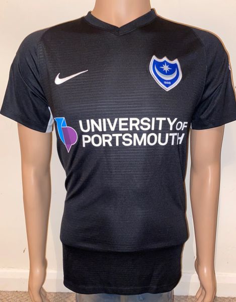 2018/19 PORTSMOUTH MATCH WORN THIRD SHIRT (VAUGHAN #32)