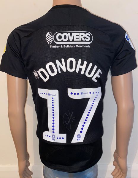 2018/19 PORTSMOUTH MATCH WORN THIRD SHIRT (DONOHUE #17)