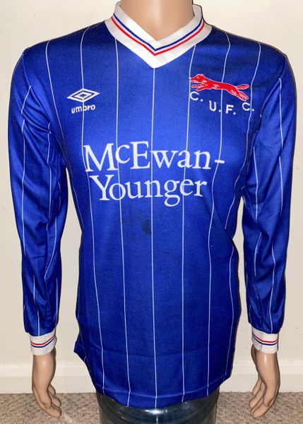 1985/86 CARLISLE UNITED MATCH ISSUE HOME SHIRT (WORN SPARE)