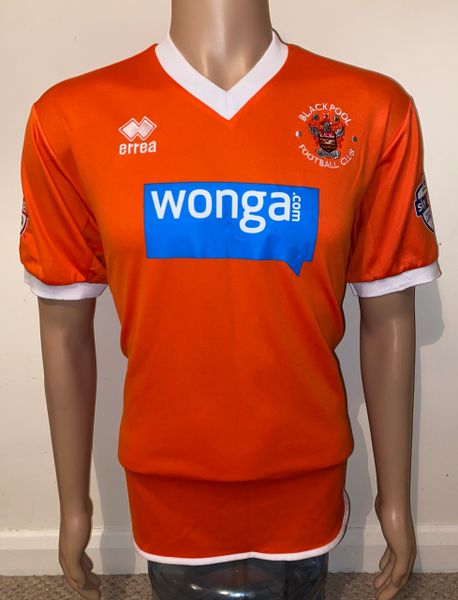 2013/14 BLACKPOOL MATCH WORN HOME SHIRT (ROBINSON #3)